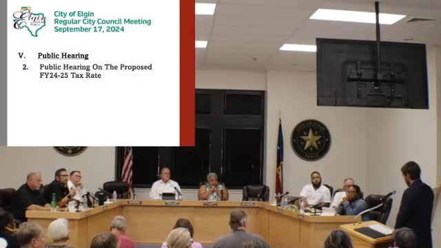 Elgin residents demand relief from proposed tax hike