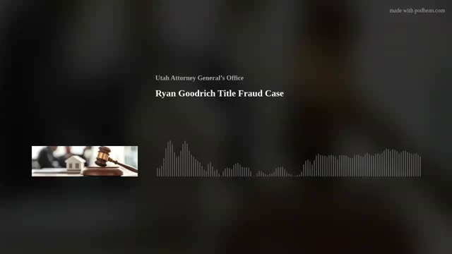 Syracuse title agent Ryan Goodrich sentenced for stealing over $9 million from clients