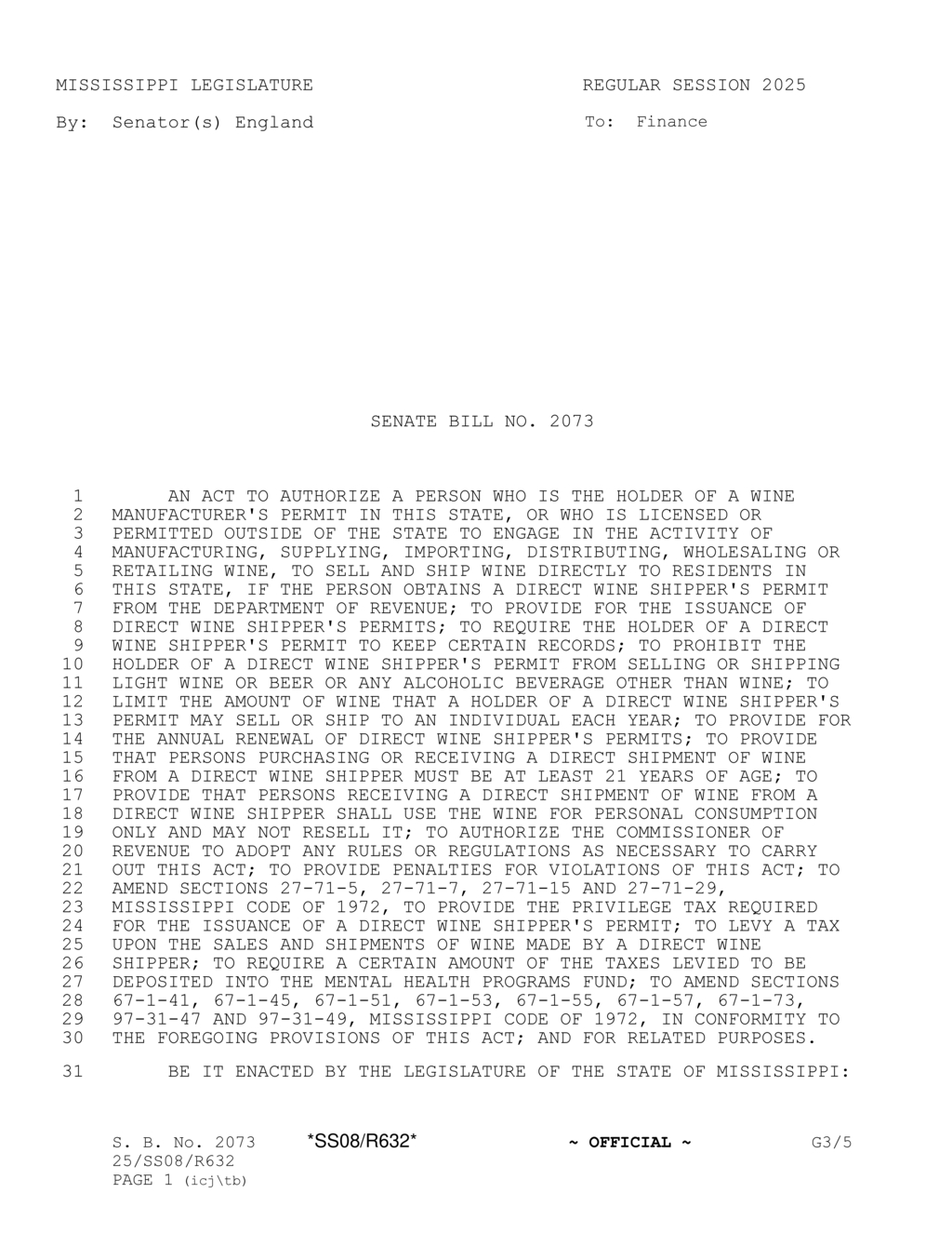 Mississippi Department mandates criminal background checks for alcohol beverage permit applicants