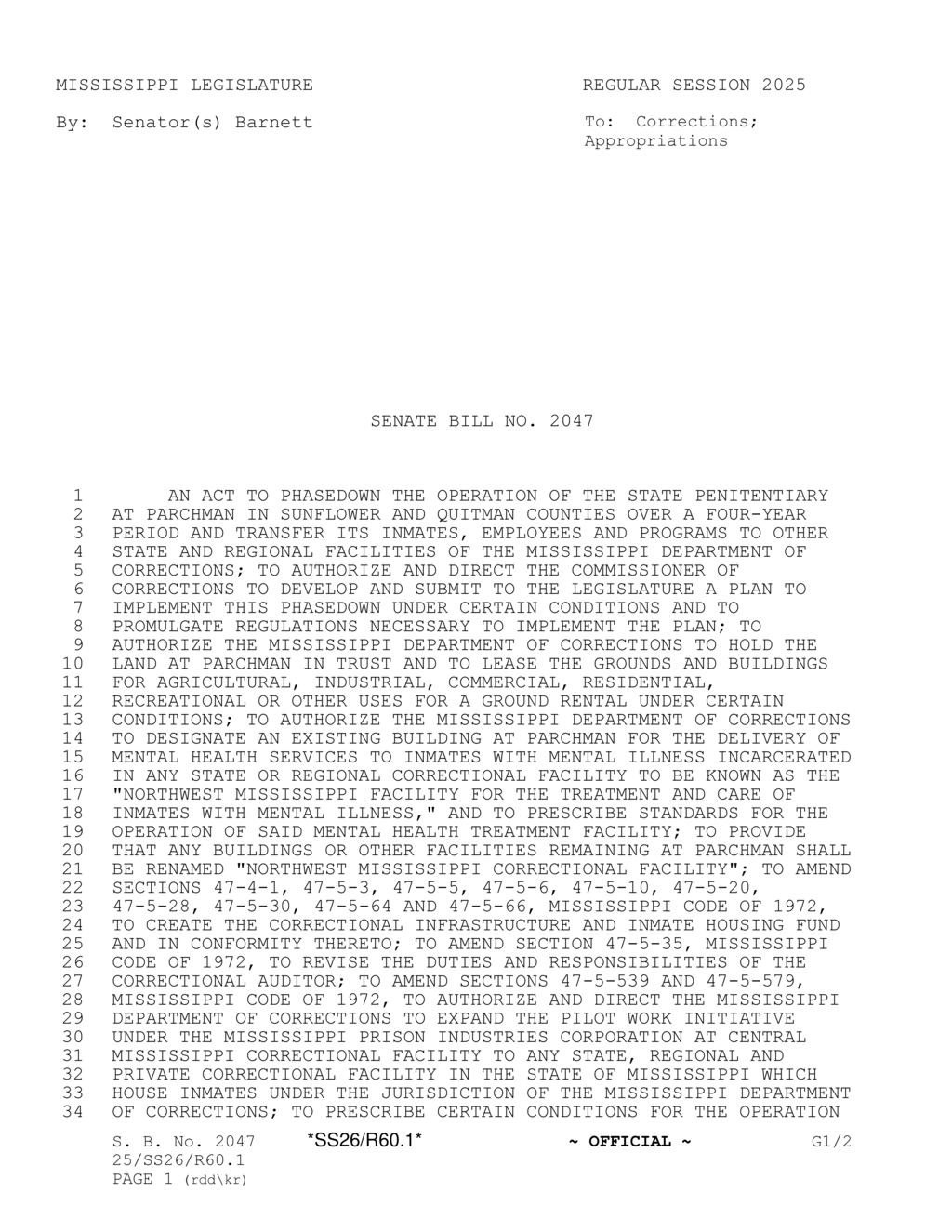 Mississippi establishes new leasing rules for state lands and mineral rights