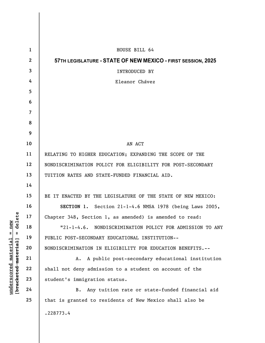New Mexico grants tuition aid to all eligible students regardless of immigration status