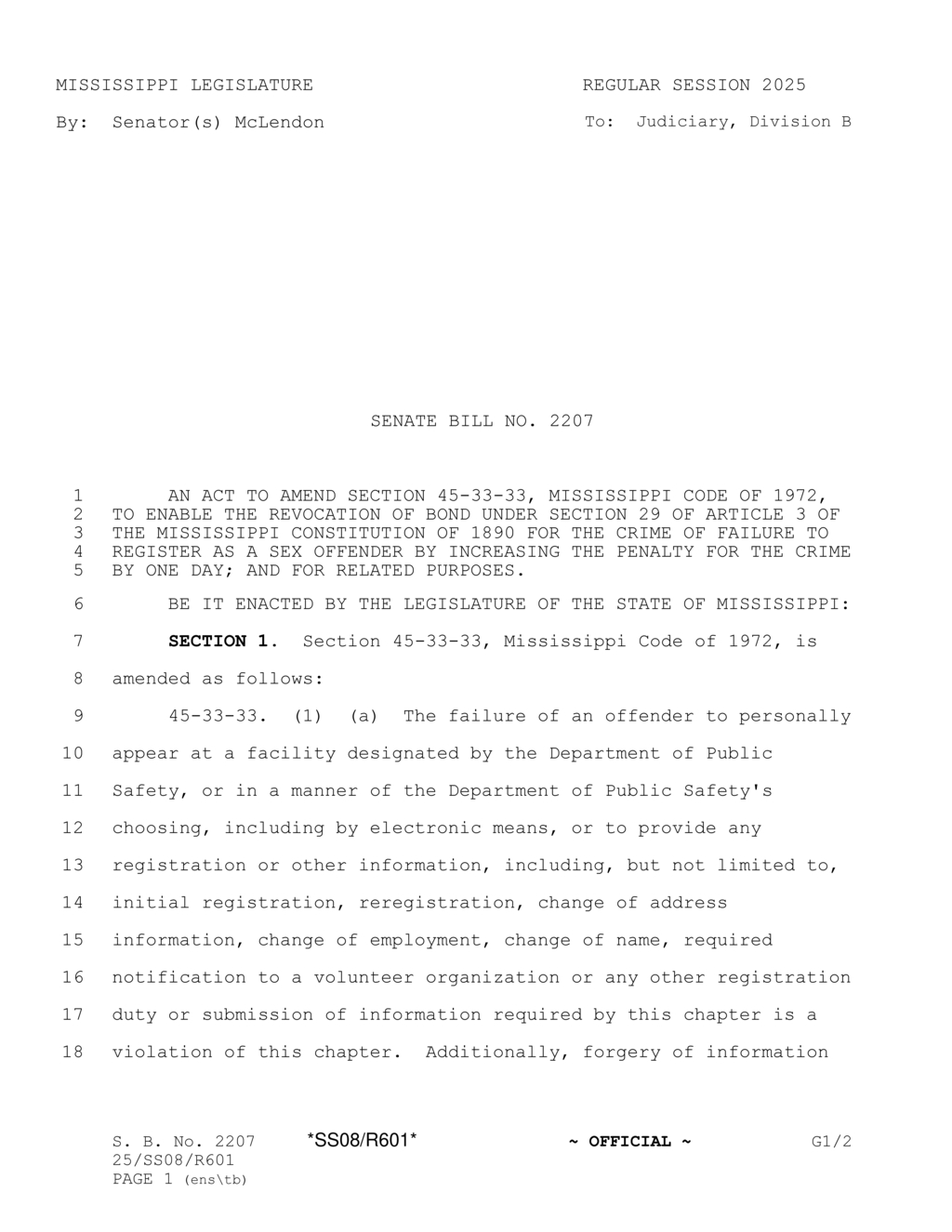 New legislation enforces strict penalties for sex offender registration violations