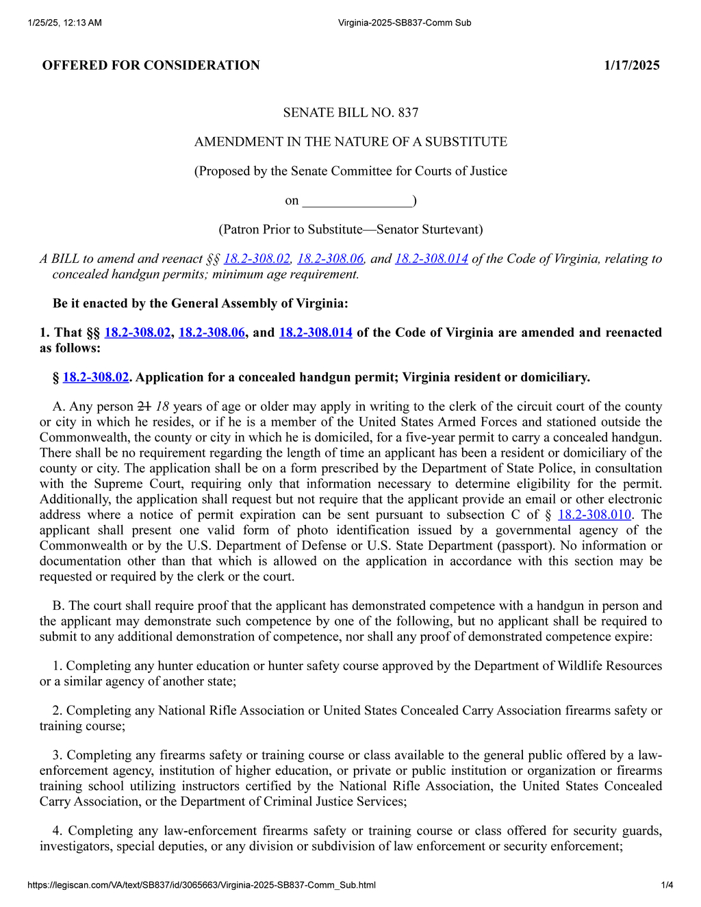 Virginia reinforces concealed handgun reciprocity rules for out-of-state permit holders