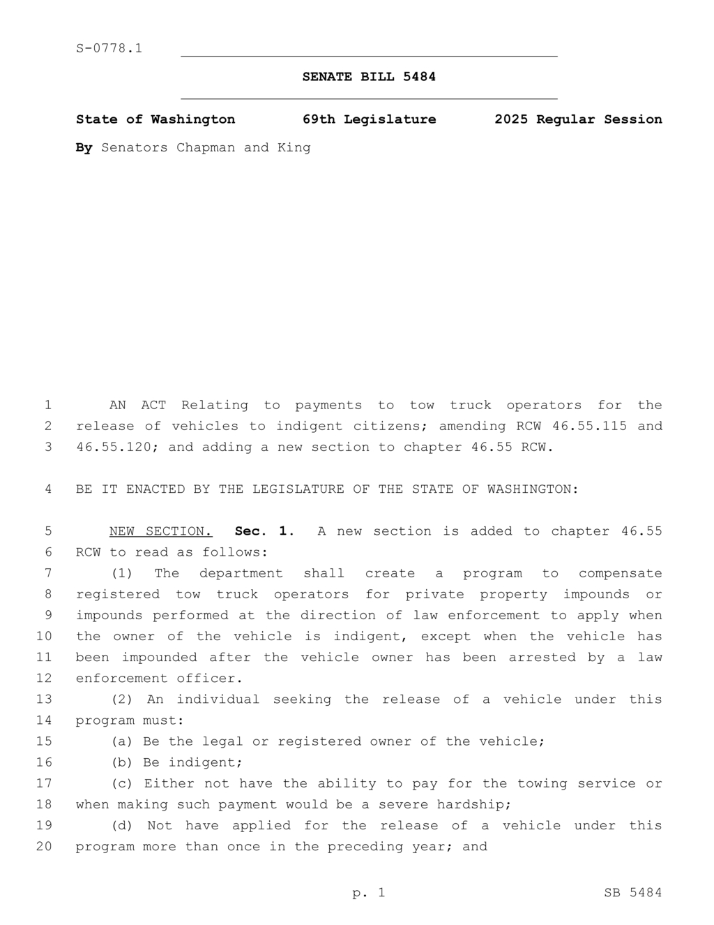 Washington State enforces new auction rules for unredeemed abandoned vehicles