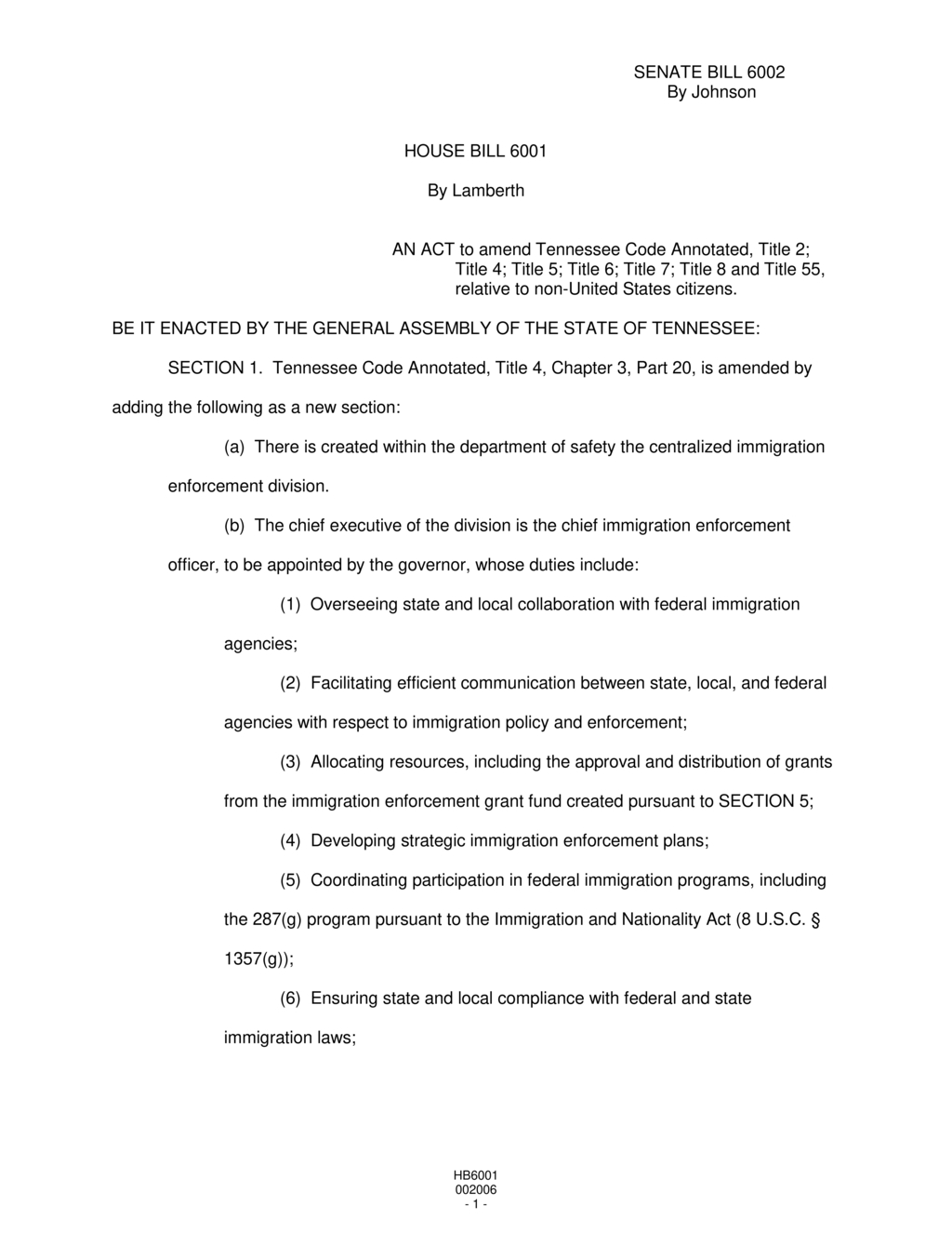 Tennessee legislature tightens driver license rules for non-citizens and illegal aliens