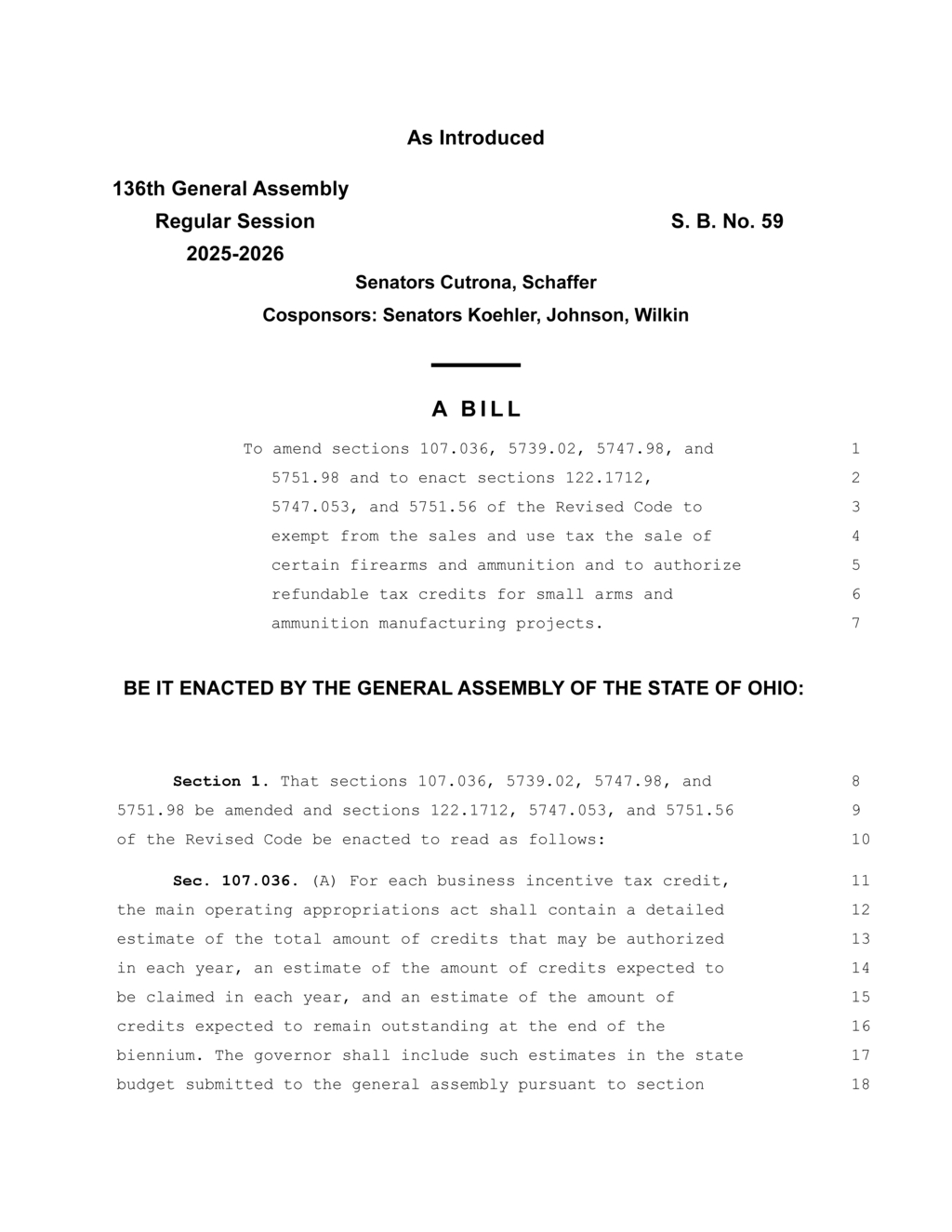 Tax Authority to Approve Credits for Small Arms Manufacturing Projects in Texas