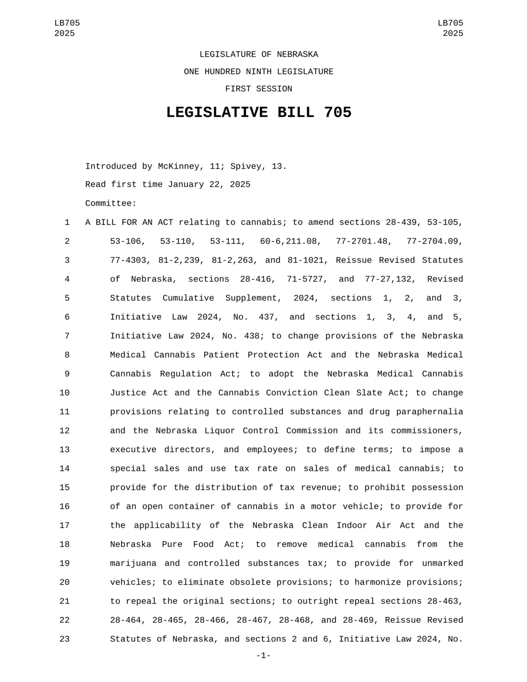 Nebraska establishes Medical Cannabis Commission with governor-appointed members