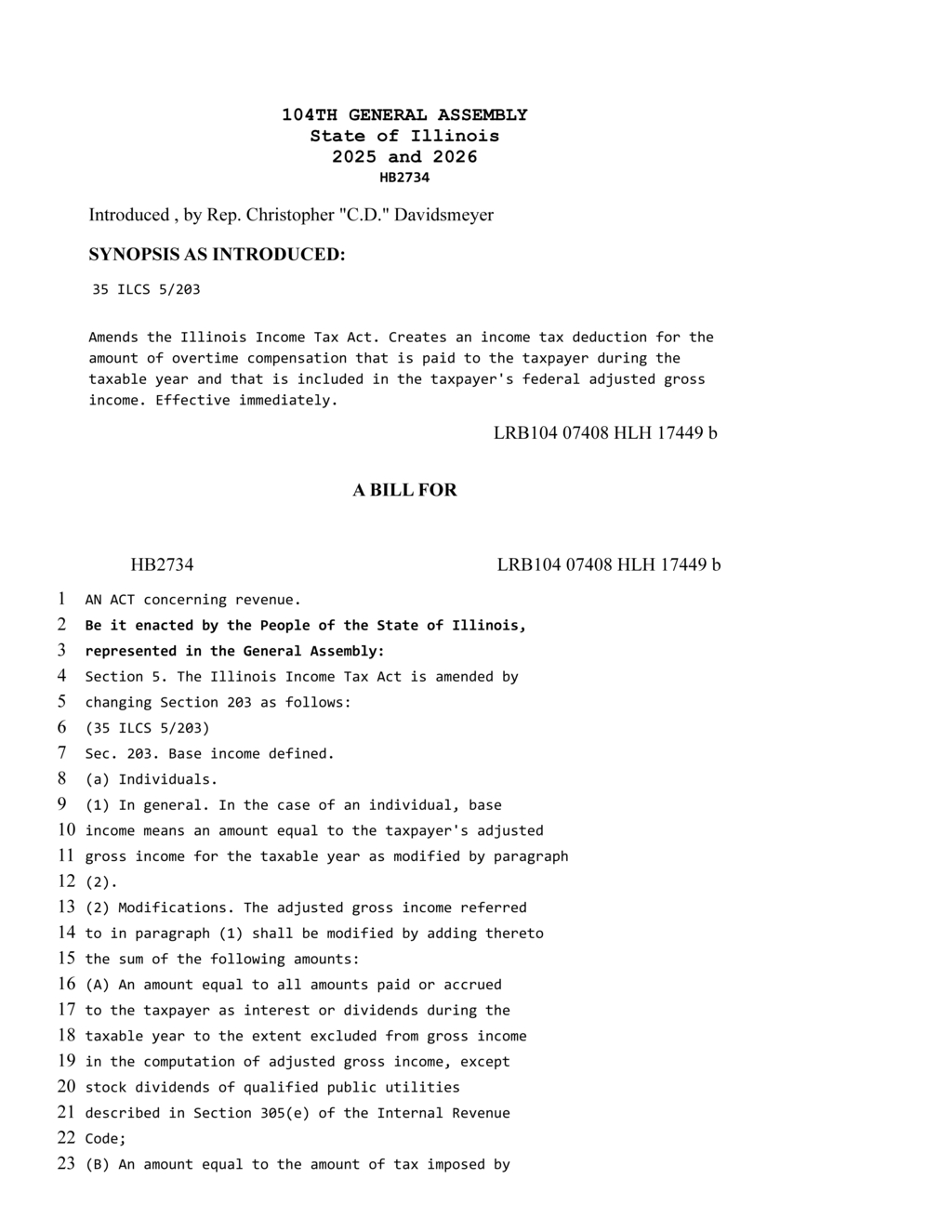 Illinois House passes HB2734 tax exemptions for National Guard members
