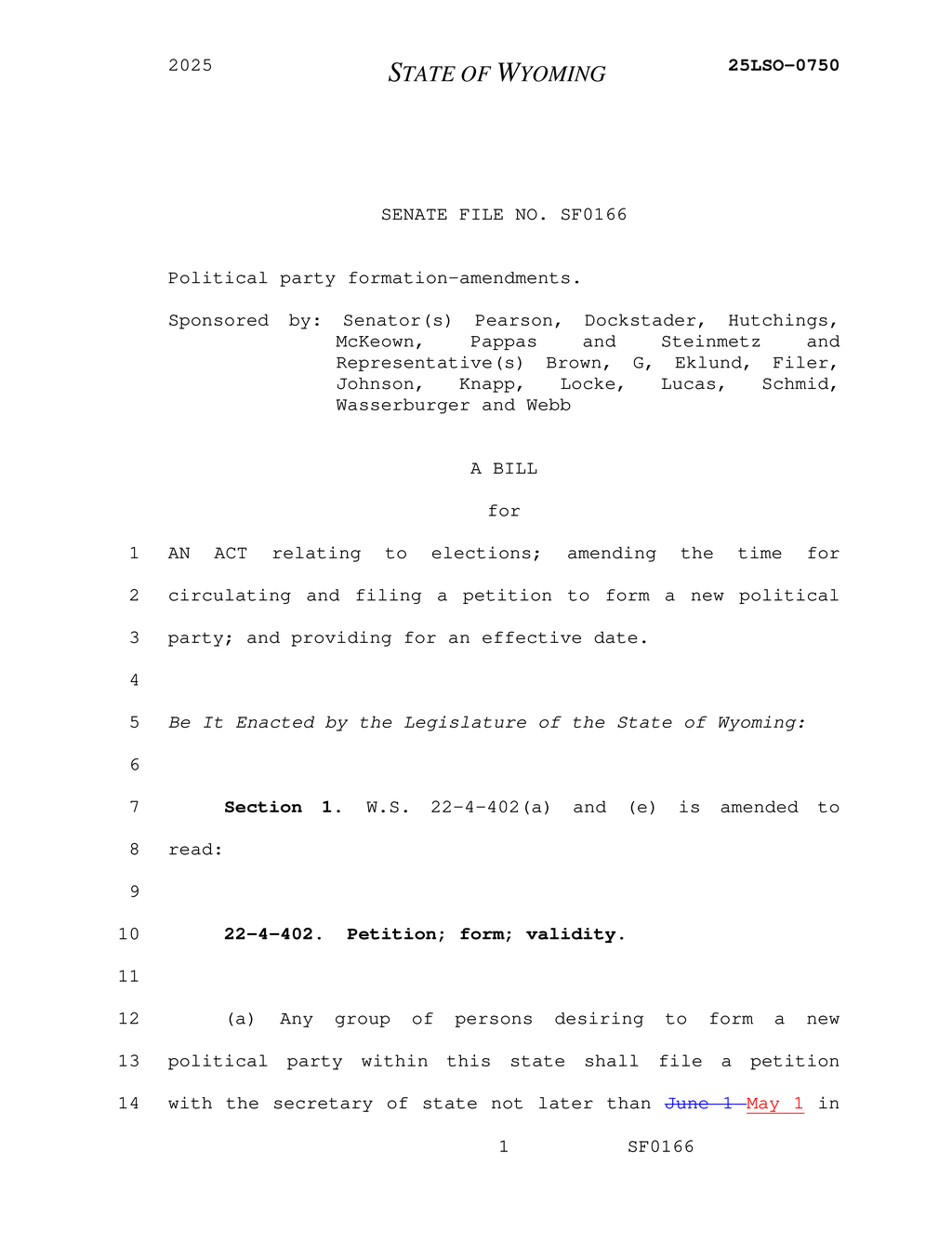 Wyoming introduces new petition timeline for general election ballot qualification