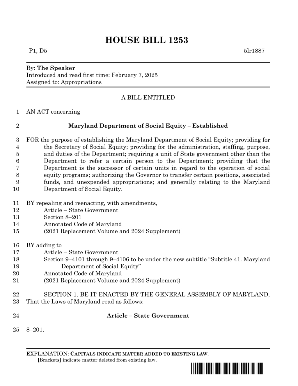 Maryland establishes Department of Social Equity to enhance equity programs