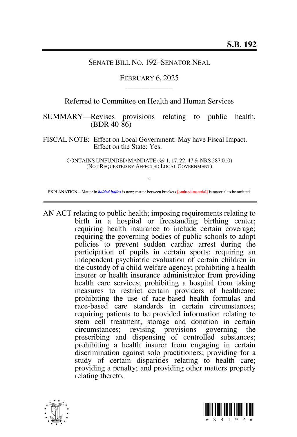 Nevada amends health care rules for hormone replacement therapy access