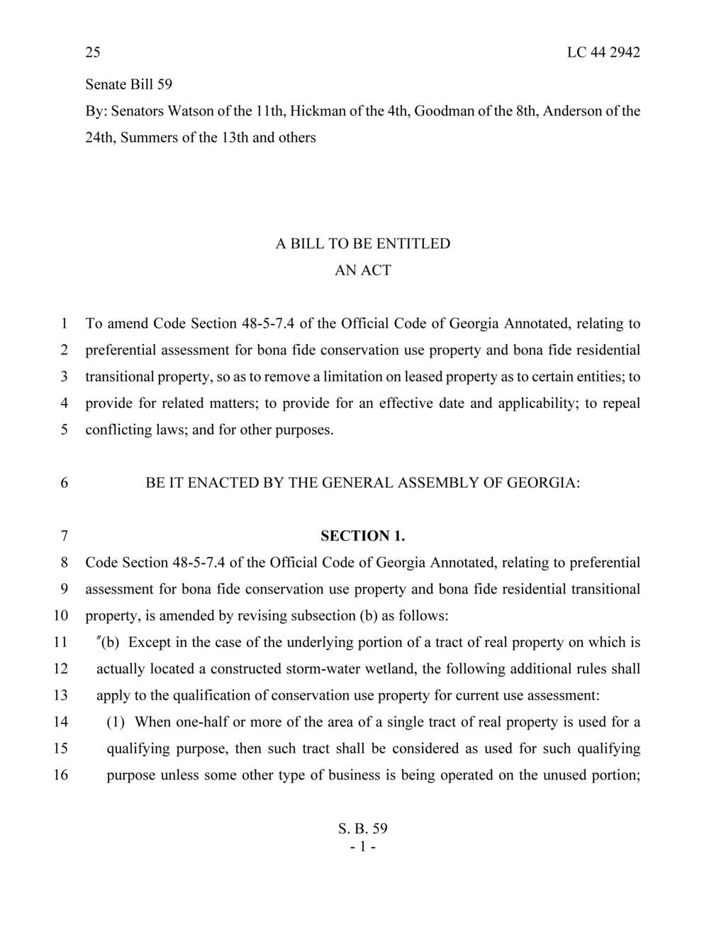 Georgia tax assessors clarify conservation use requirements for landowners