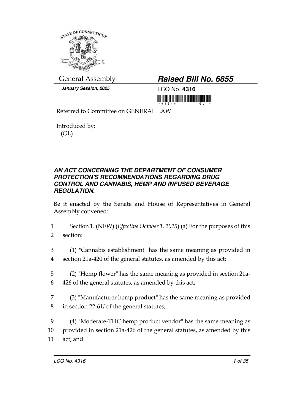 Connecticut designates new controlled substances including kratom and Salvia divinorum