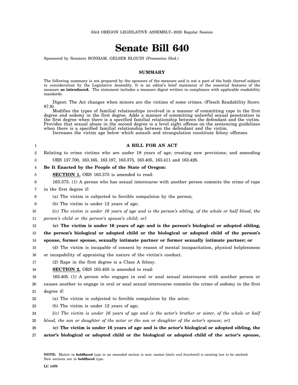 Oregon legislators propose new sentencing guidelines for serious crimes