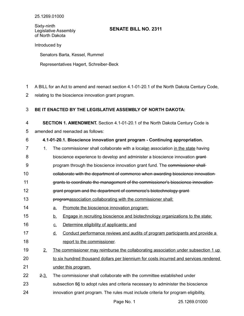 Legislative Assembly establishes bioscience innovation grant fund for startups