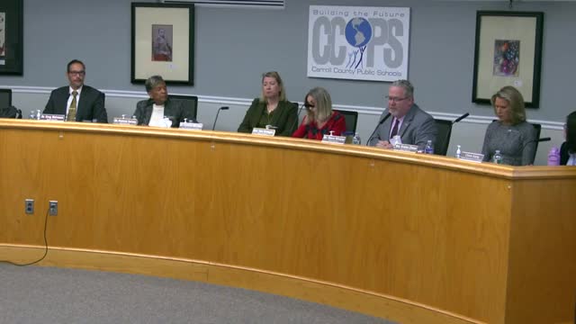 Carroll County Board confronts $6.6M shortfall amid blueprint education equity concerns