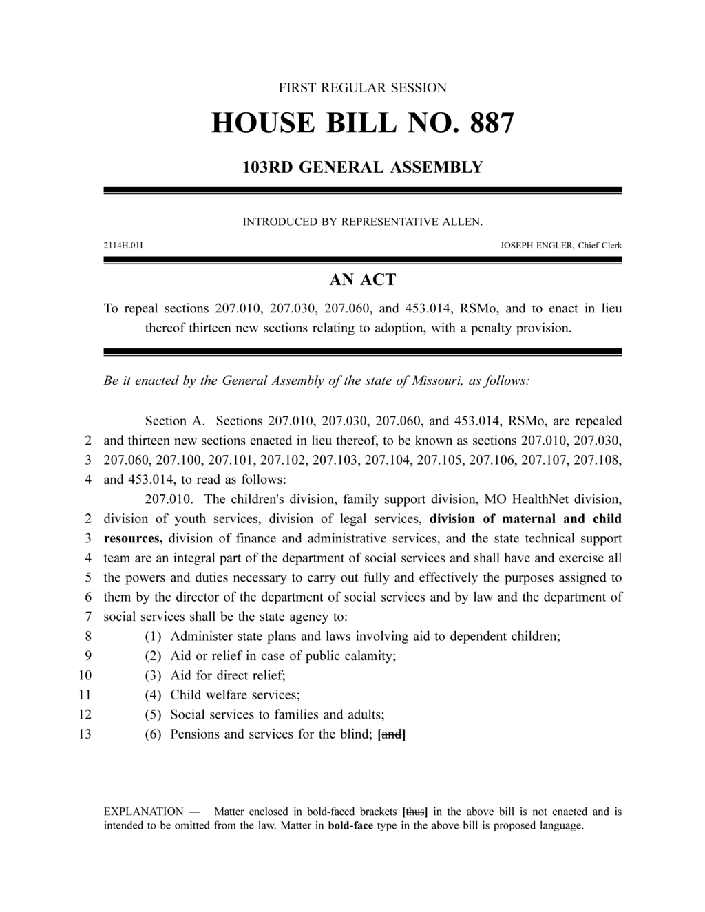 Missouri establishes statewide adoptive resource services system to support expectant mothers