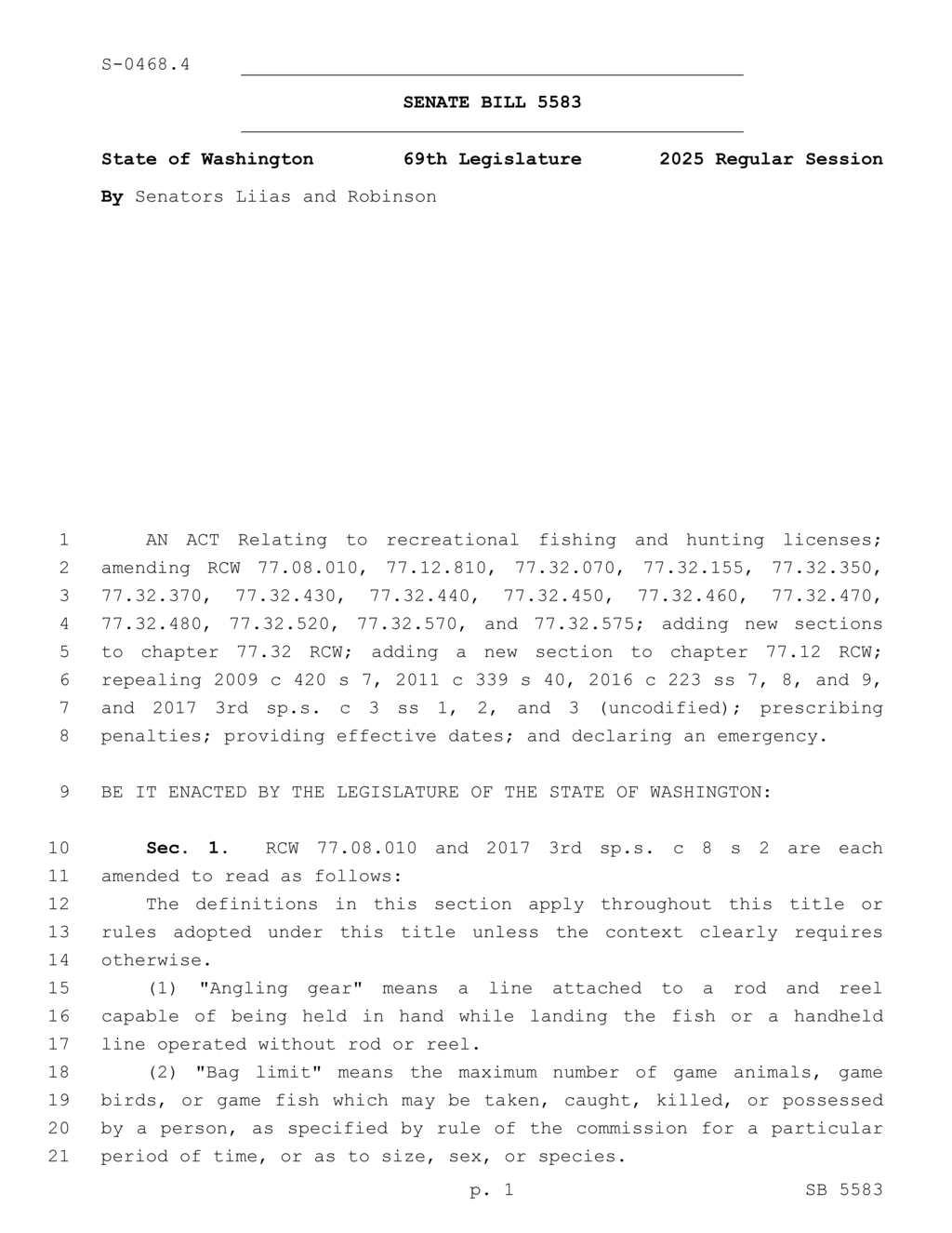 Washington state proposes new hunting license fees including bears and turkey tags