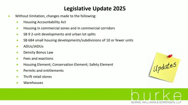 California housing laws revised for 2023 including SB 9 and ADU regulations