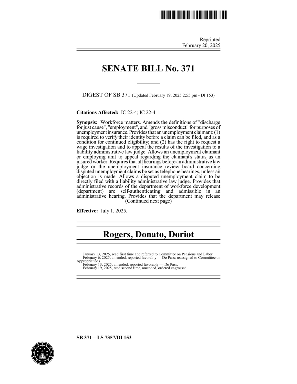 Indiana enacts new regulations for extended unemployment benefits eligibility