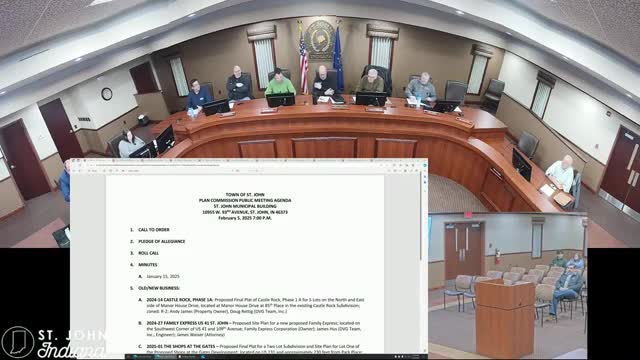 Saint John Plan Commission approves Castle Rock Phase 1A and Family Express site plans