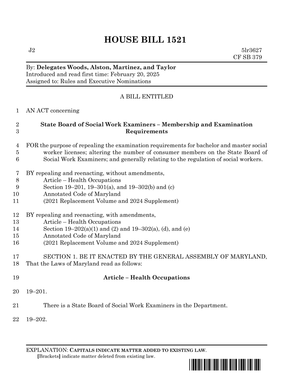 Board mandates new licensing requirements for social workers in House Bill 1521