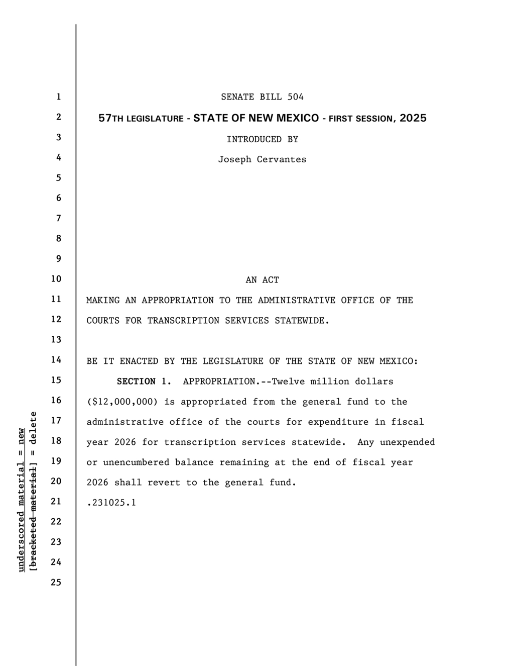 Senator Cervantes secures $12M for New Mexico court transcription services