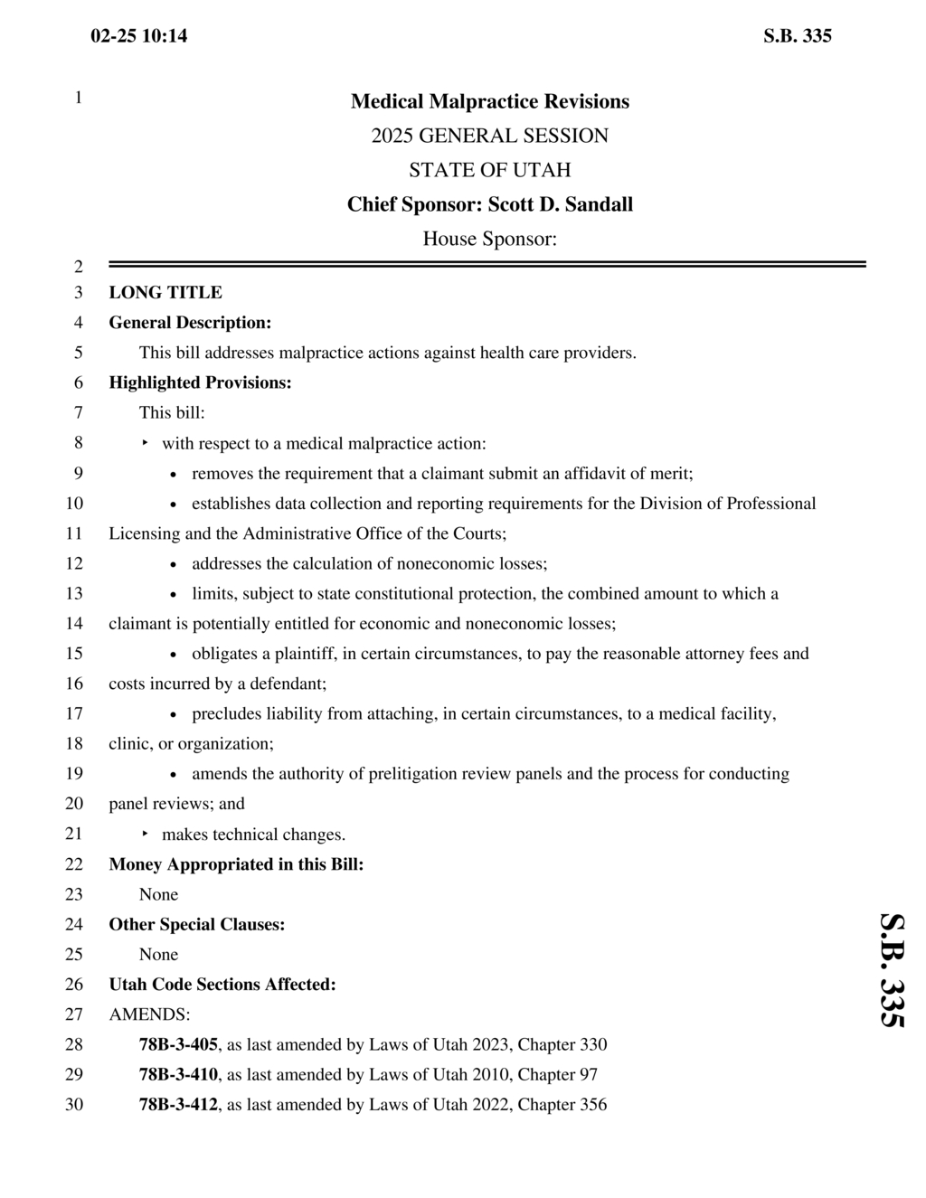 Utah enacts new malpractice reporting requirements for health care providers