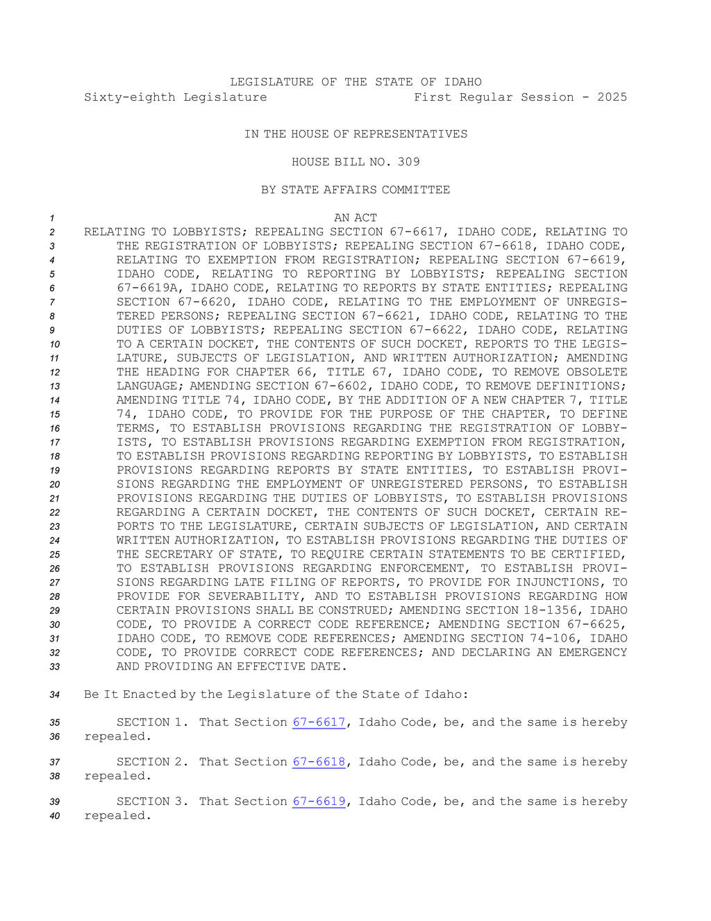 Idaho enacts confidentiality measures for voter and healthcare records