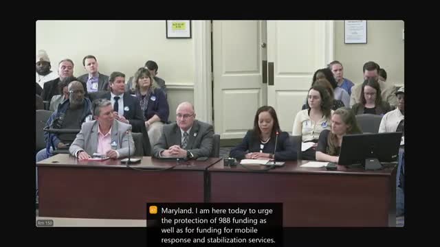 Maryland advocates urge full funding for 988 mental health crisis hotline services