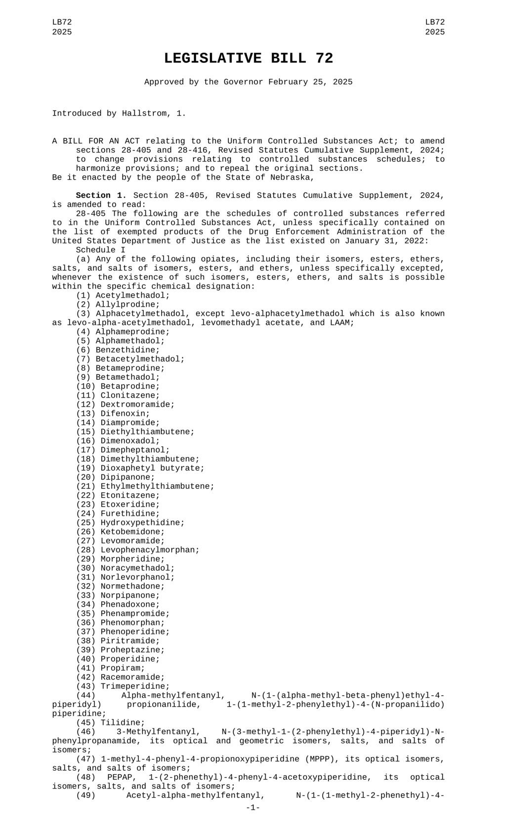 Legislation targets anabolic steroids and narcotic ingredients in drug formulations