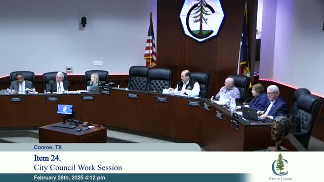 Conroe Council reviews citizen concerns on traffic safety and city projects