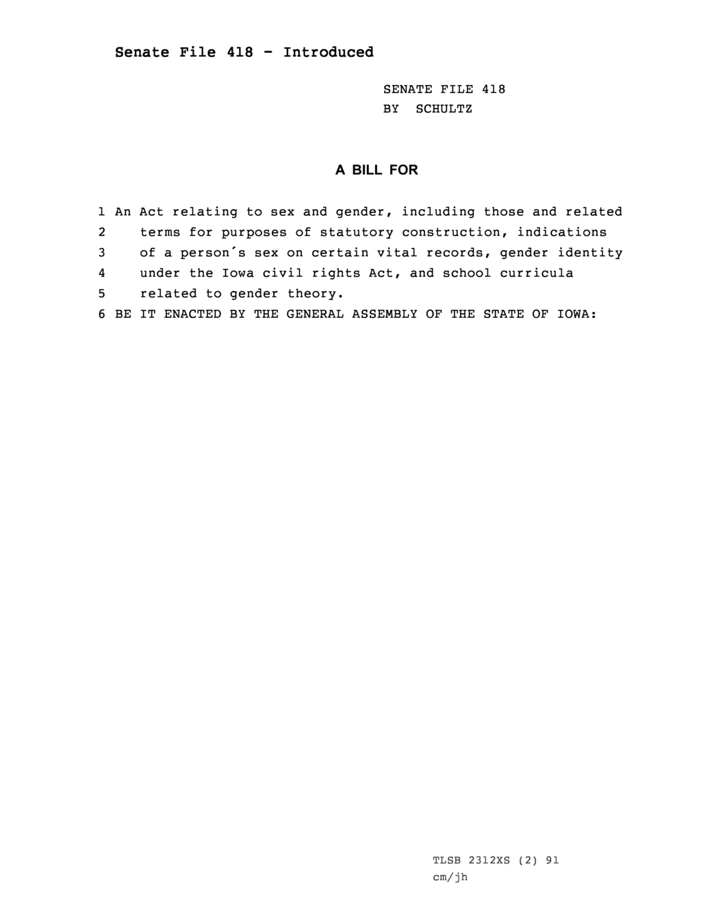 Legislature amends insurance laws to protect against discriminatory practices