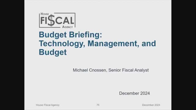 DTMB outlines $1.8 billion budget for IT and state services in fiscal year 2026