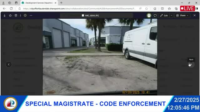 Fort Lauderdale inspectors report code violations on multiple properties