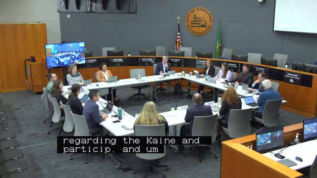 Kirkland City Council discusses RapidRide K Line transit project plans and community impacts