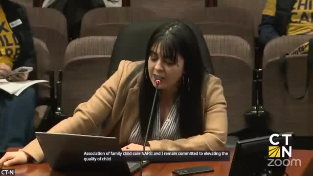 Angelica Cervantes critiques HB 13 69 on childcare funding and wage demands