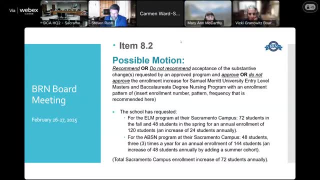Samuel Merritt University proposes nursing enrollment increase amid Sacramento opposition