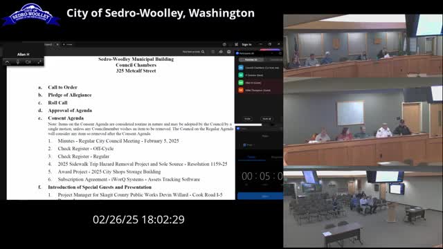 Devin Willard outlines Cook Road I-5 improvement plans for Skagit County