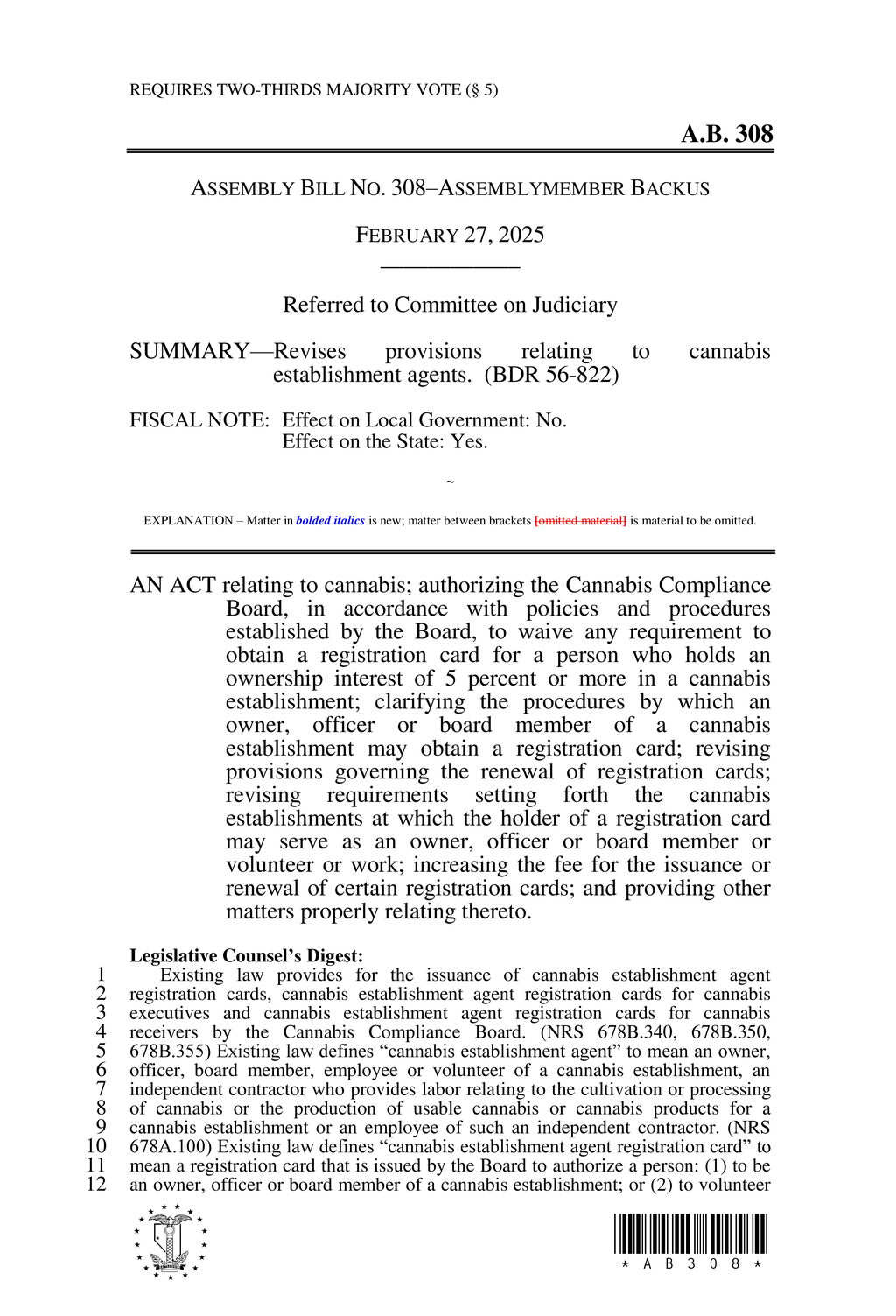 CitizenPortal.ai - Nevada Board enforces new requirements for cannabis ...