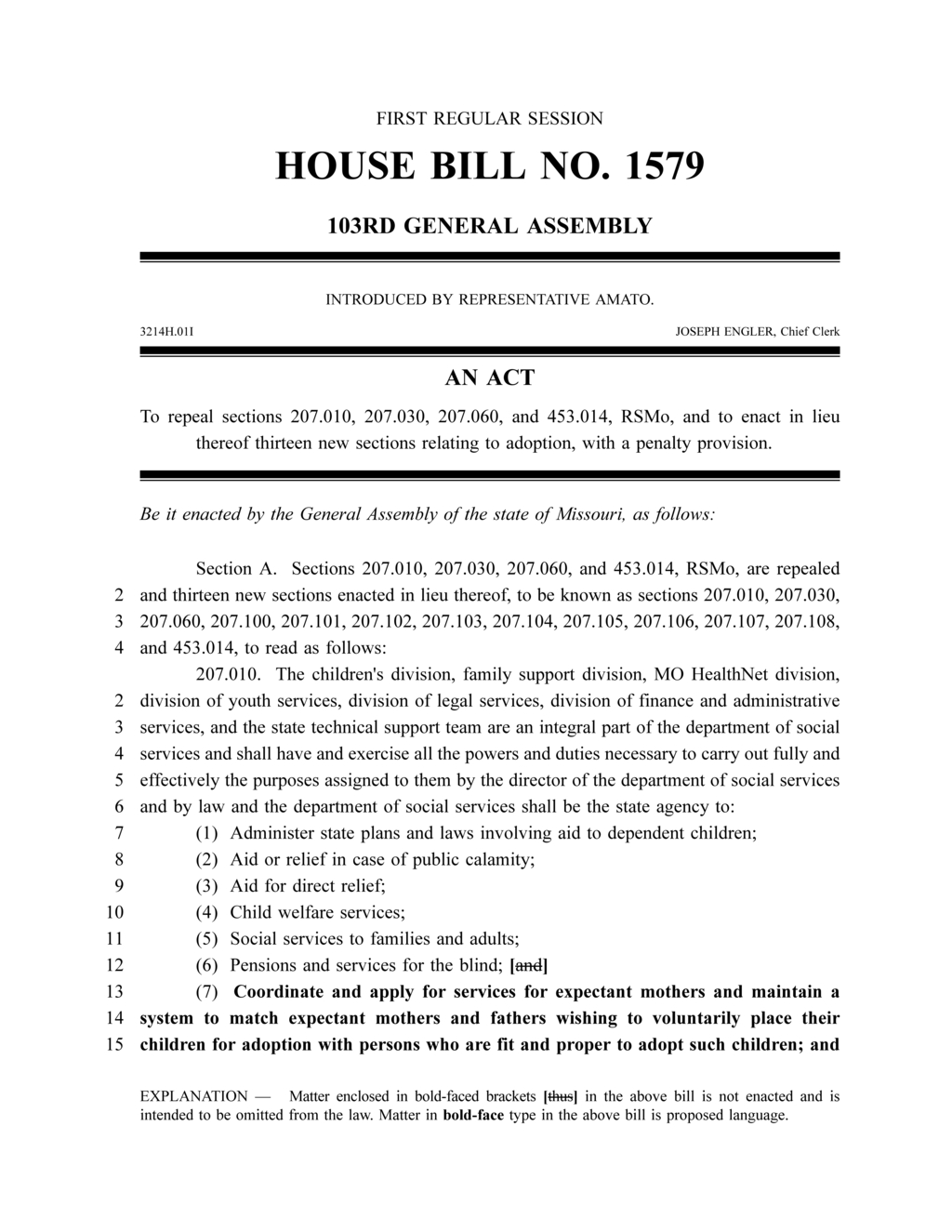 Missouri Division updates adoption records and child protection reporting procedures
