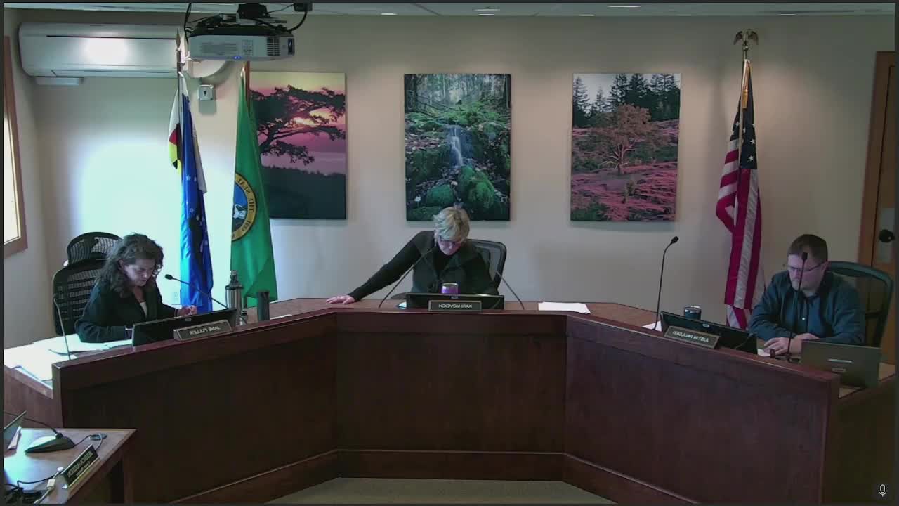 County Manager Jessica updates on Lopez Solid Waste and clean water initiatives