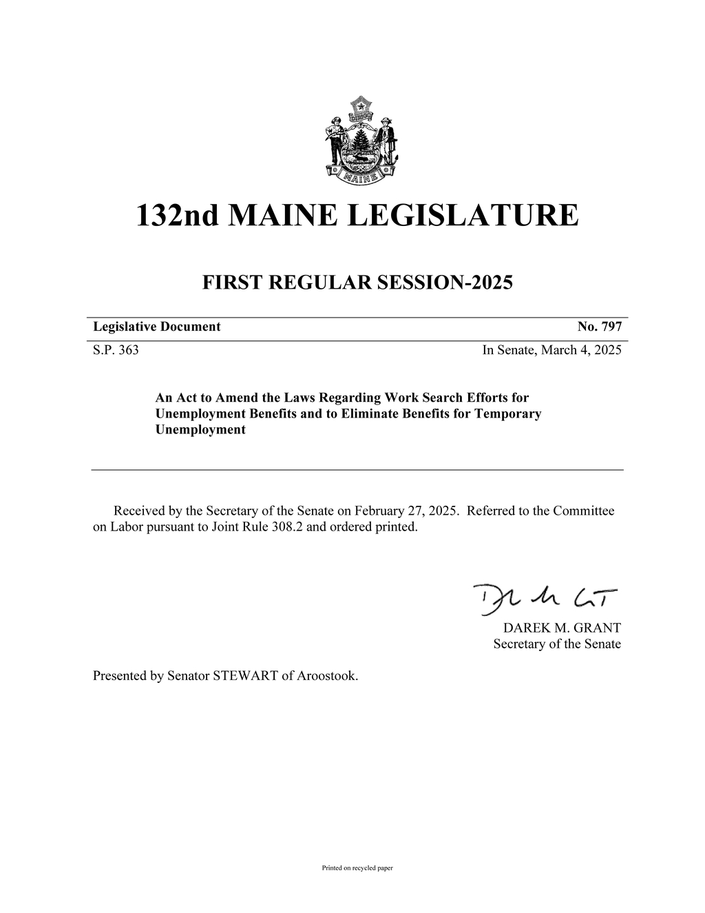 Maine updates unemployment eligibility with new work search requirements