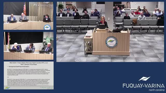 New Waters Recovery CEO details treatment plan at public hearing