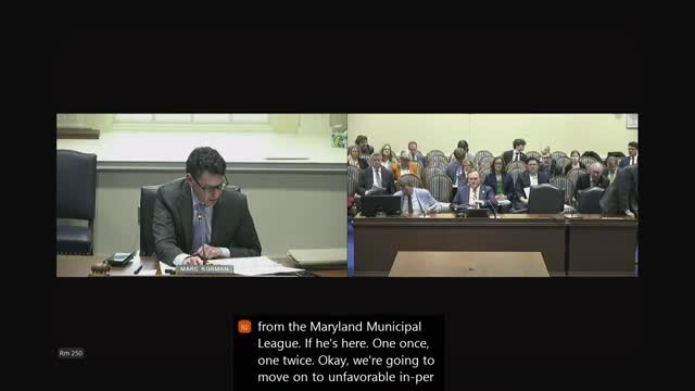 Maryland industry groups oppose new hotel surcharge and increased property taxes
