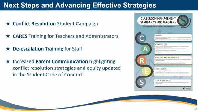 School leaders implement conflict resolution and communication strategies to enhance campus safety