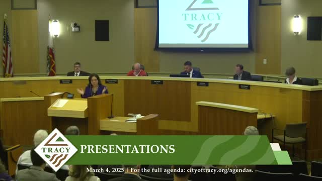 City of Tracy honors Christian Cobian as March 2025 Employee of the Month
