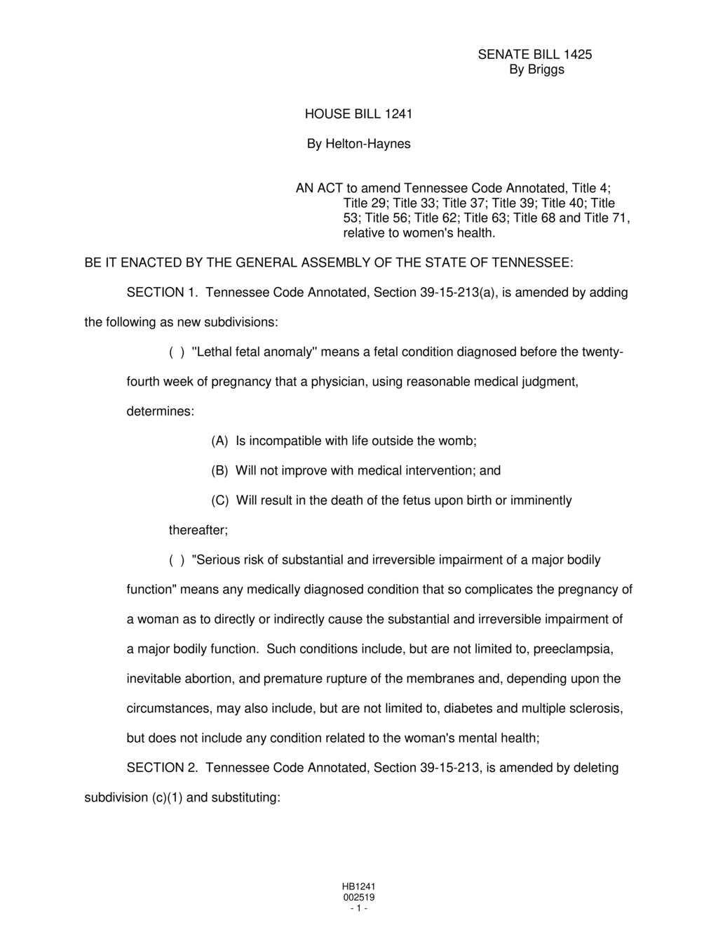 Law mandates perinatal palliative care information for pregnant women facing lethal anomalies