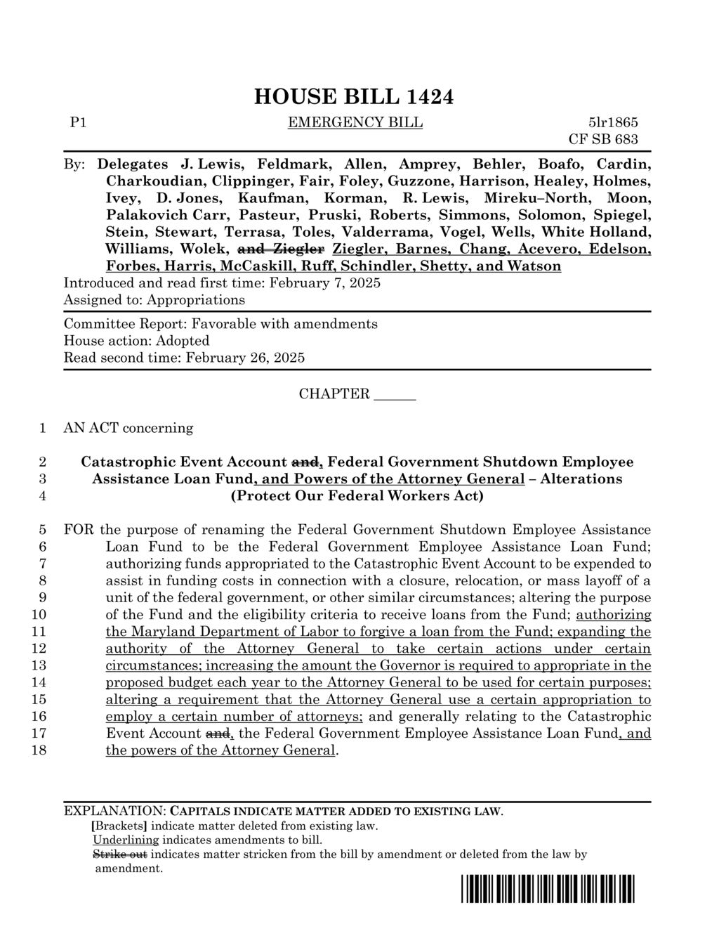 Maryland General Assembly passes Protect Our Federal Workers Act