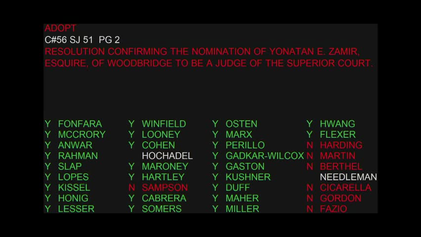 Senate adopts judicial nominations including Angeline Iannu and Jesse Giddings